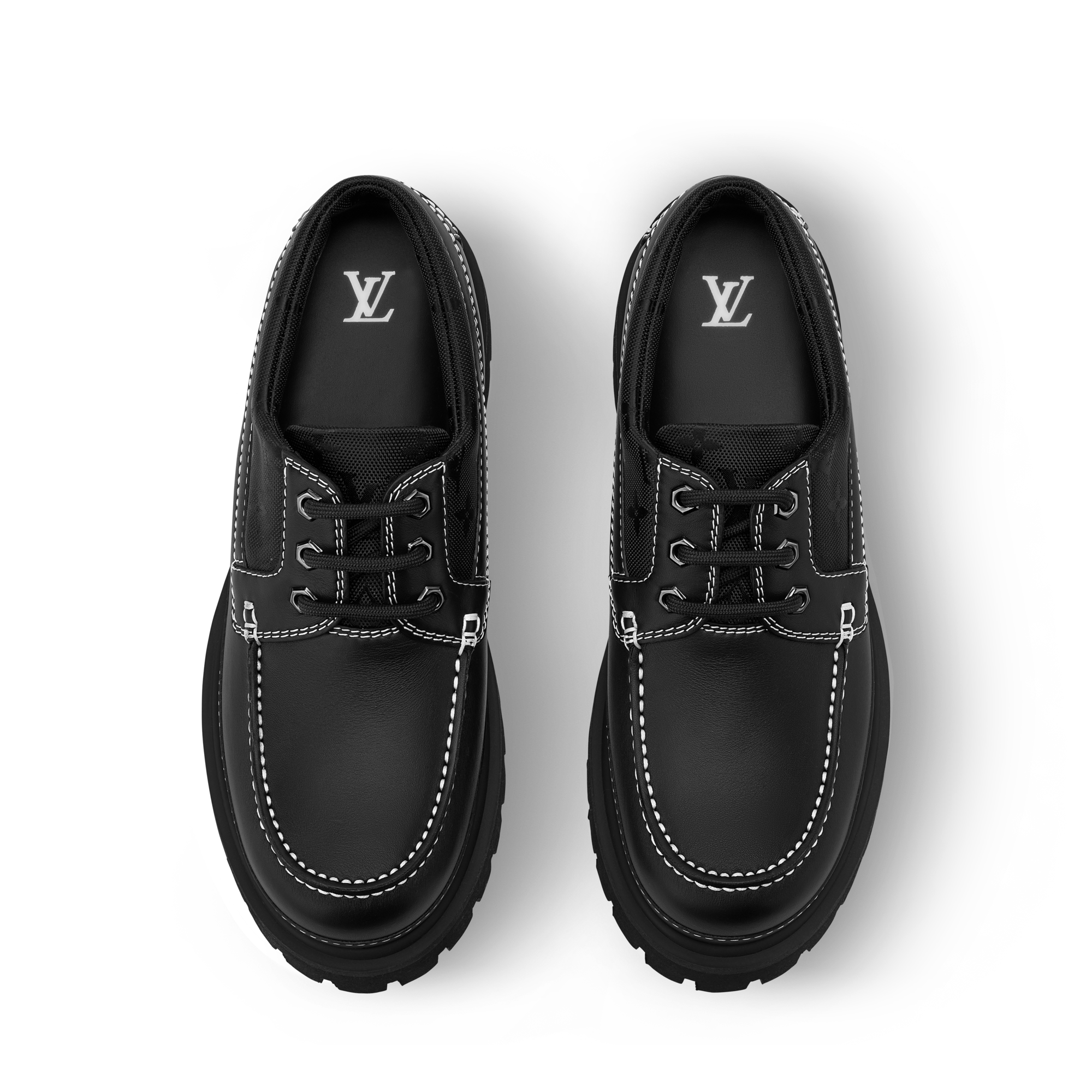 LV Remix Boat Shoes - Luxury Black | LOUIS VUITTON